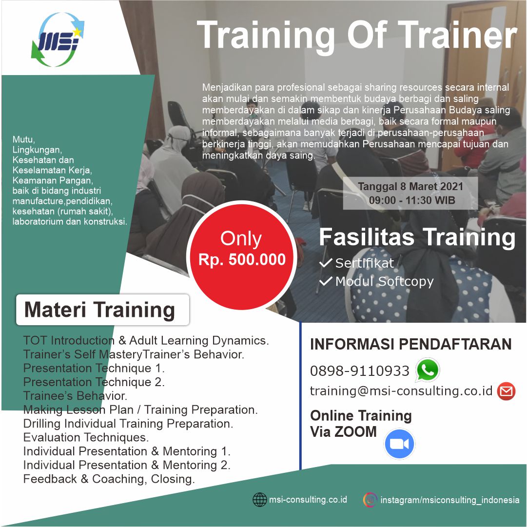 Training Of Trainer