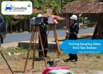 pelatihan sampling udara emisi untuk mempelajari teknik pengambilan sampel sesuai regulasi lingkungan