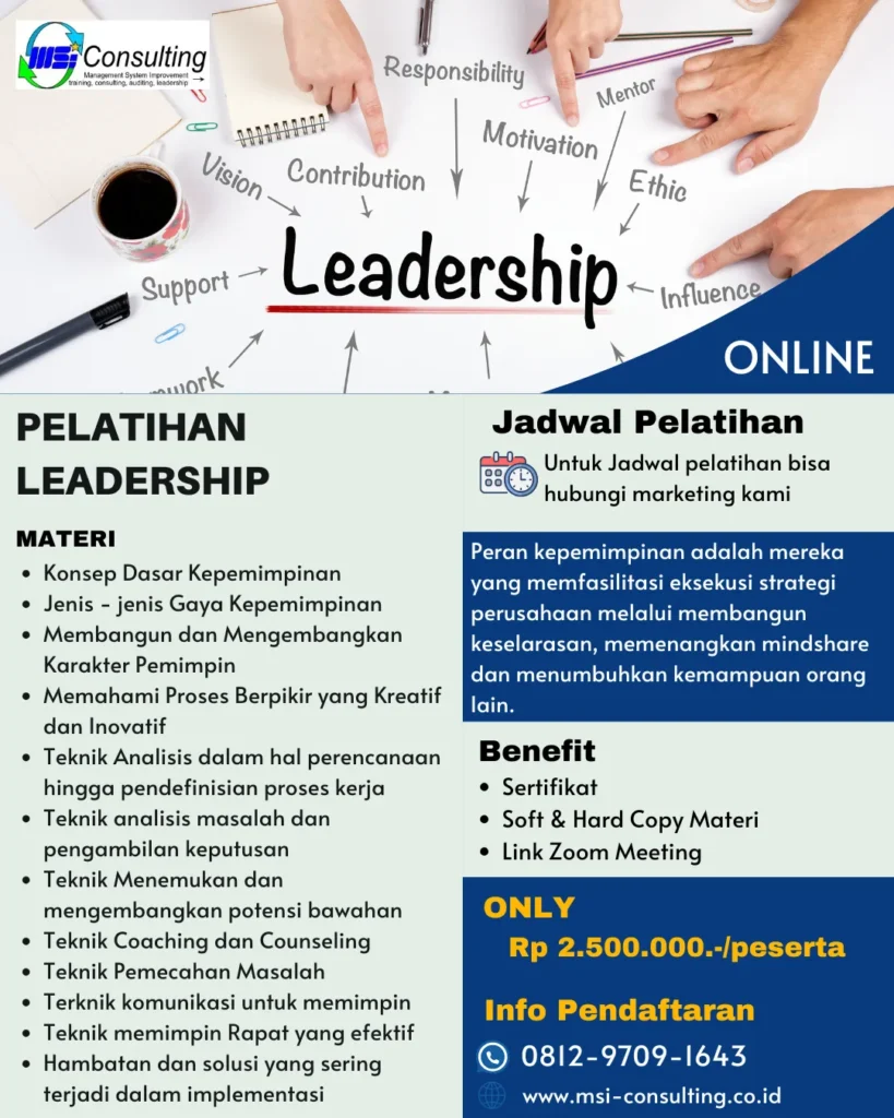 pelatihan leadership sedang mengikuti sesi pengembangan keterampilan kepemimpinan.