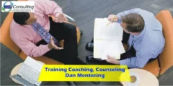 Training coaching dan counseling dan mentoring untuk meningkatkan kemampuan manajer dalam membimbing dan mendampingi karyawan secara efektif.