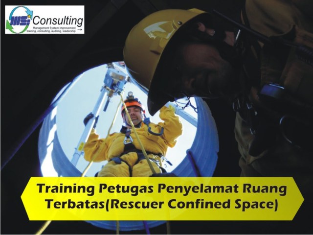 Training Petugas Penyelamat Ruang Terbatas Depnakertrans