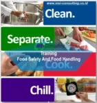 Training Food Safety and Food Handling untuk meningkatkan standar keamanan pangan di industri makanan dan minuman.