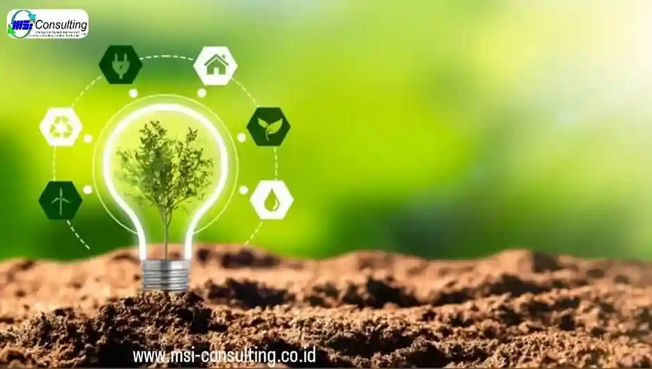 Grafik hasil evaluasi PROPER dengan kategori warna penilaian kinerja lingkungan perusahaan