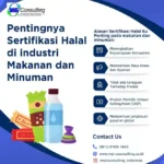 pentingnya sertifikasi halal pada produk makanan di rak supermarket
