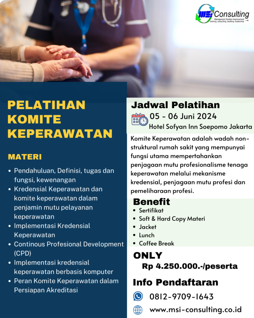 Pelatihan Komite Keperawatan 