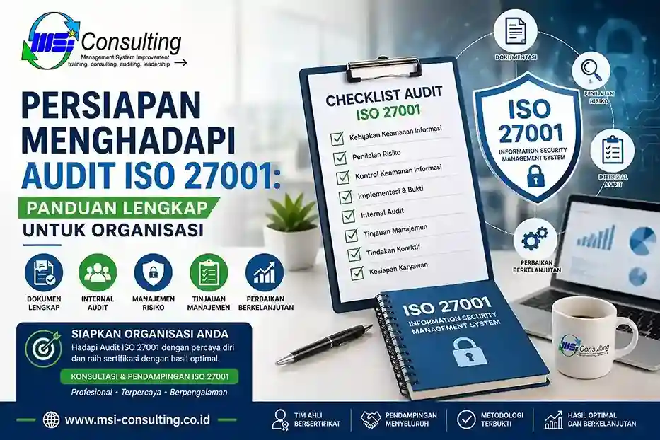 persiapan audit ISO 27001 untuk sistem manajemen keamanan informasi