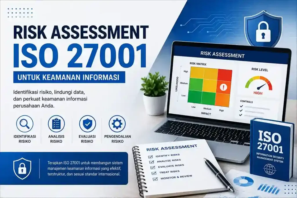 risk assessment ISO 27001 untuk mengidentifikasi dan mengelola risiko keamanan informasi