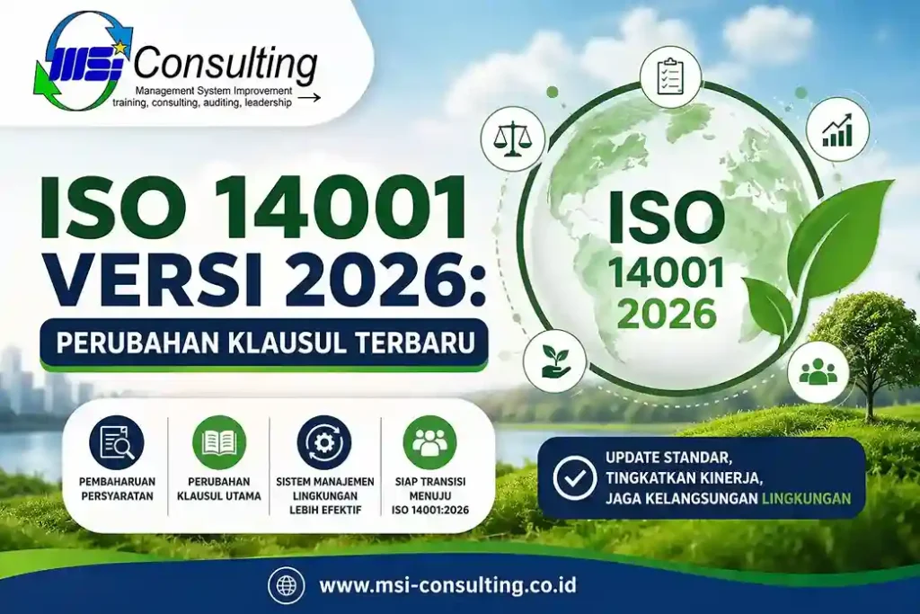 ISO 14001 Versi 2026 menjelaskan pembaruan klausul untuk sistem manajemen lingkungan